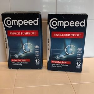2 COMPEED New Unopened Boxes of 12!each mixed size